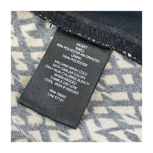 Jessica Howard Jacket Black and Brown Stretch Lightweight Women’s Size 14 - Picture 7 of 8